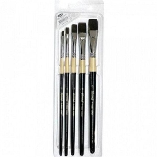 바탕칠 평붓 전문가용 수채화 붓 그리기 미술용 - 상세 이미지 2