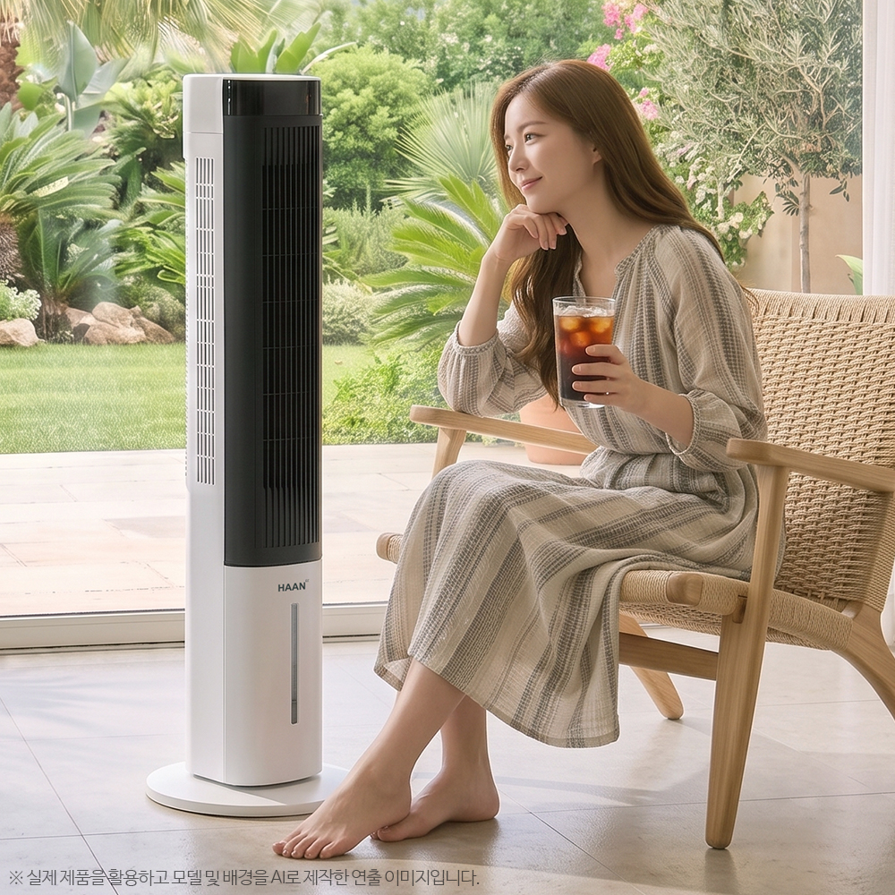 한경희 전자식 냉풍기 3.5L 가정용 이동식 에어쿨러 에어컨 선풍기 GF-LF1290 - 메인 이미지