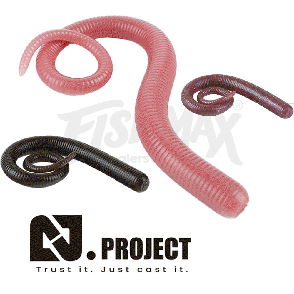 피쉬맥스 AJ PROJECT 컬리 스트레이트 웜 7.3 (18.5cm) 배스 루어