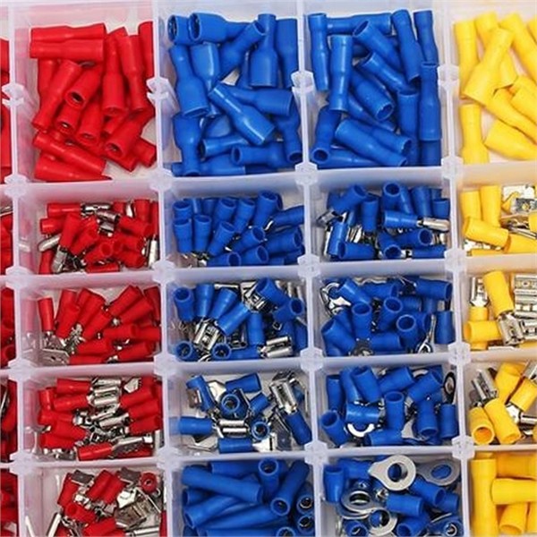 압착 전선 터미널 480PCS 케이블 전기 배선 단자 와이어 - 상품 이미지