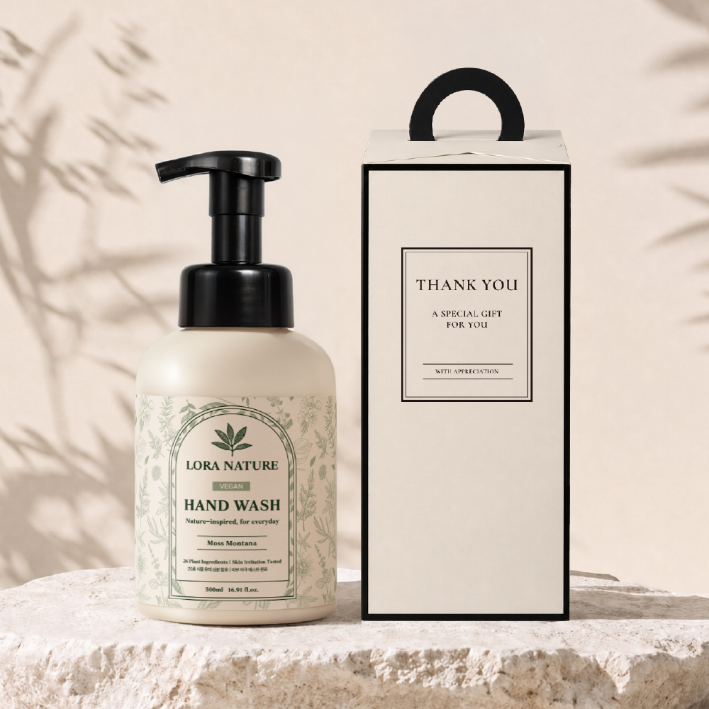 답례품 돌잔치 비건 핸드워시 500ml 결혼 고희 행사 선물 세트(30개이상단가) 상품 이미지