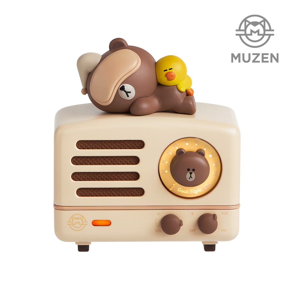 MUZEN OTR메탈 라인프렌즈 뮤젠 FM라디오 스피커 - 상품 이미지