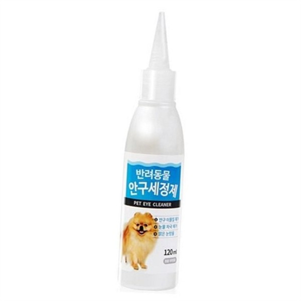 반려견 강아지 안구 세정제 120ml 이물질 반려동물 세정제 눈꼽 제거 - 상세 이미지 2