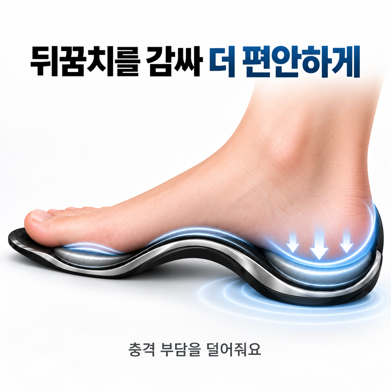 릴라이온 지간신경종 깔창 에어쿠션 발편한 아치지지 운동화 구두 - 상세 이미지 3