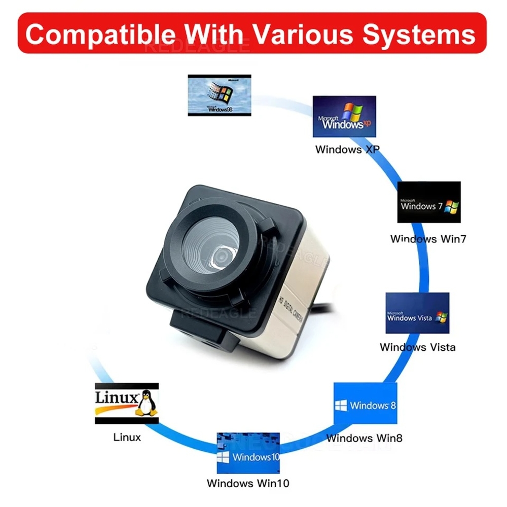 웹캠 화상카메라 방송용 산업용 웹카메라 12MP CCD MX362 4K IMX179 USB 카메라 - 상세 이미지 4