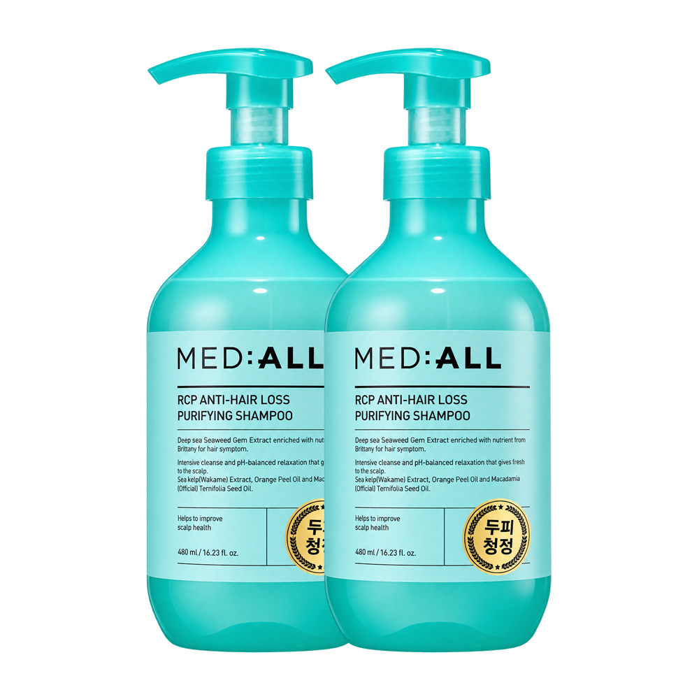 메디올 두피청정 퓨리파잉 탈모샴푸 시트러스허브, 480ml, 2개 - 상세 이미지 2