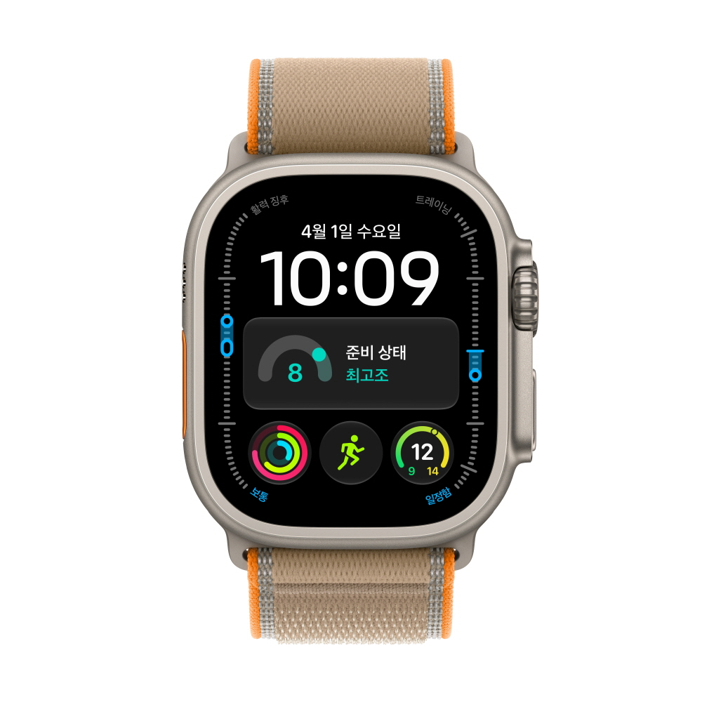 (2차 예약) 애플워치 울트라 4 셀룰러 내추럴 티타늄, 49mm, 샌드 트레일 루프(M/L) - 상세 이미지 3