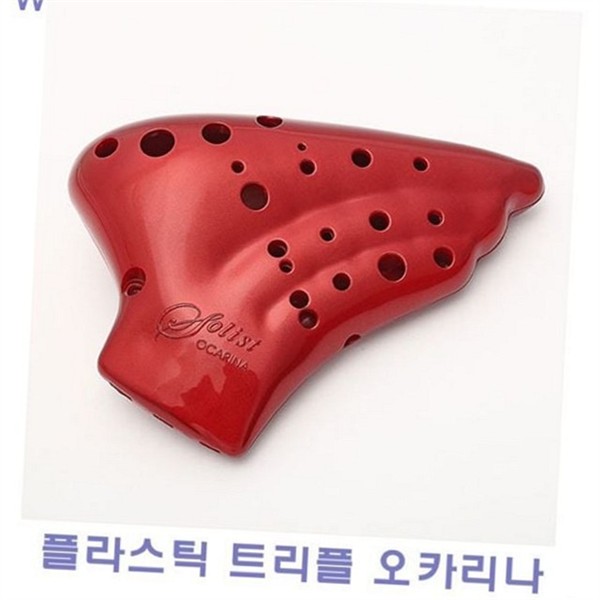 취미용 플라스틱 오카리나 앙상블 트리플 오카리나 초보 레슨 악기 입문 - 상세 이미지 2
