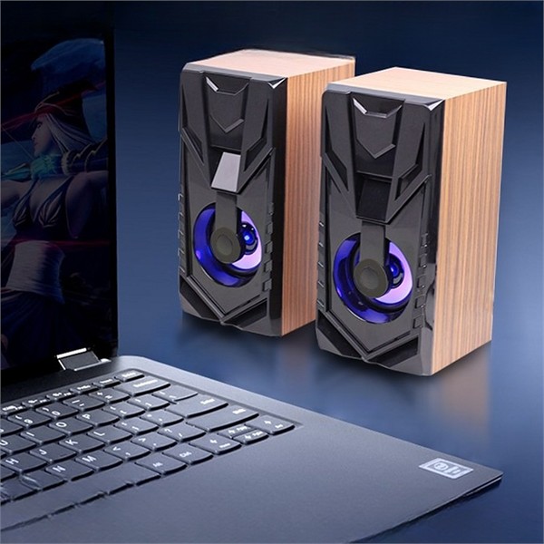 고음질 usb 스피커 우퍼 스피커 스테레오 탁상용 강력 미디어 - 상품 이미지