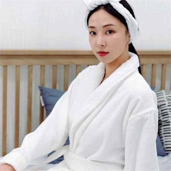 유니섹스 호텔 가운 데일리 여성 가운 남녀공용 커플 테리 타월 - 상품 이미지