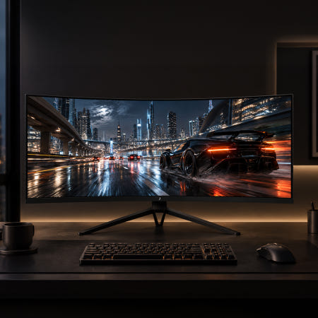주연테크 X34QC240 게이밍 커브드 모니터 240Hz 울트라와이드 86~87cm(34인치), 무결점, 블랙