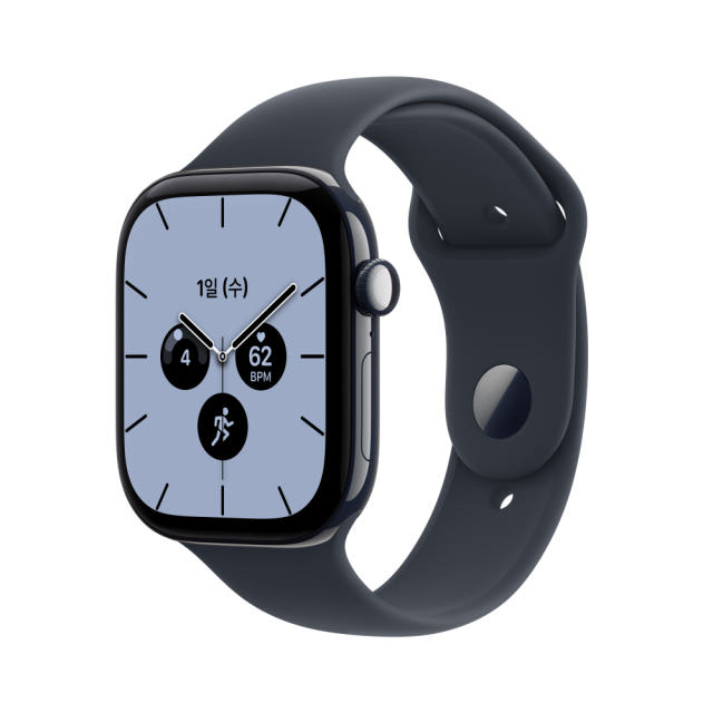 애플 애플워치 12 셀룰러 세라믹 나이트 블루, 46mm, 네이비 블루