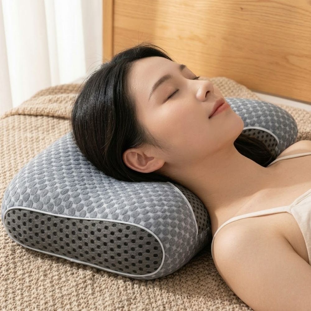 경추목베개 경추전만수면 보호 옆으로자는베개 목에좋은 - 상세 이미지 2