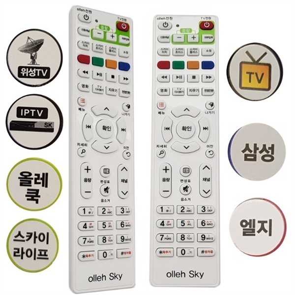 텔레비전 tv 리모컨 통합 셋톱박스 리모컨 가정용 채널 만능 디지털 - 상품 이미지
