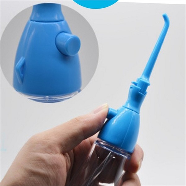 여행용 휴대용 구강 세정기 수동 휴대용 물치실 75ml 치간 관리 - 상품 이미지