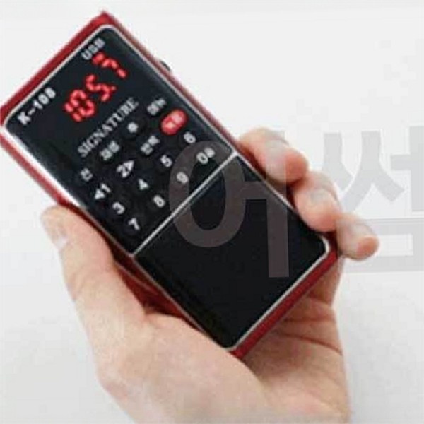 포터블 라디오 usb 버튼식 효도 라디오 트로트 실버 가요 재생기 - 상품 이미지