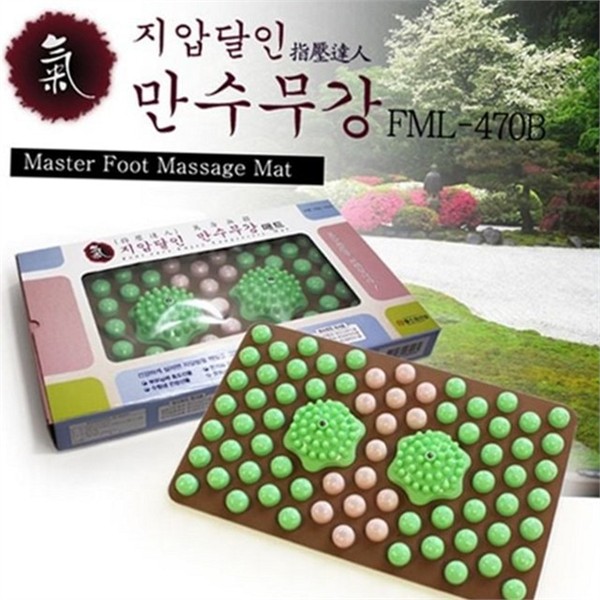 휴대용 지압 매트 발바닥 지압 발판 스트레칭 족부 운동 건강 - 상세 이미지 2