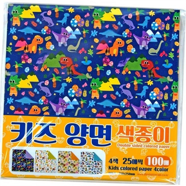 만들기 종이 100매입 재료 미술 놀이 용품 학습 - 상세 이미지 2