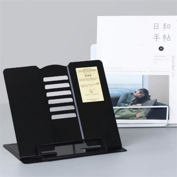 슬림형 철재 독서대 거치대 접이식 독서대 휴대용 각도조절 - 상세 이미지 2