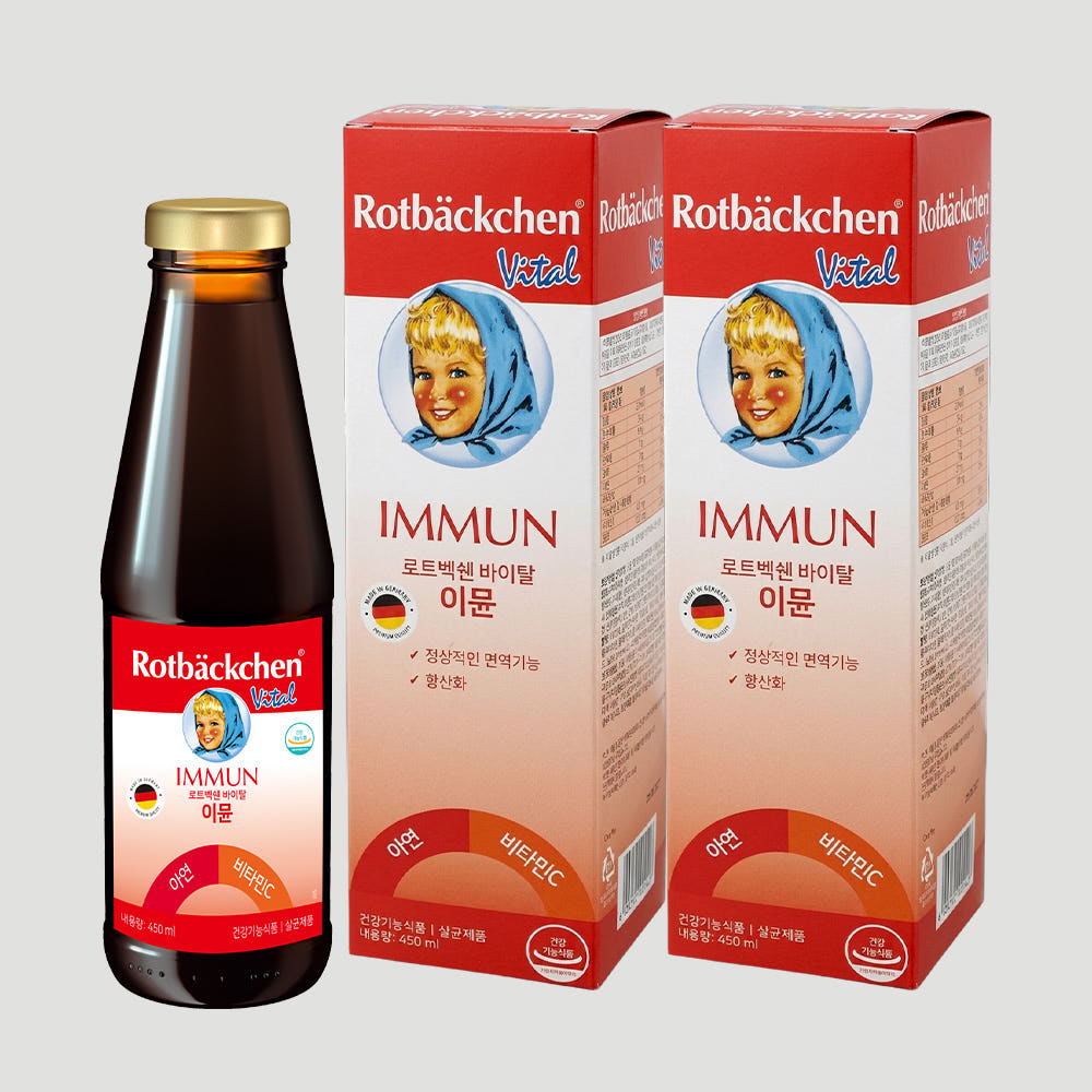 독일 로트벡쉔 바이탈 이뮨 마시는 비타민C 아연 450ml, 2개 - 상세 이미지 2