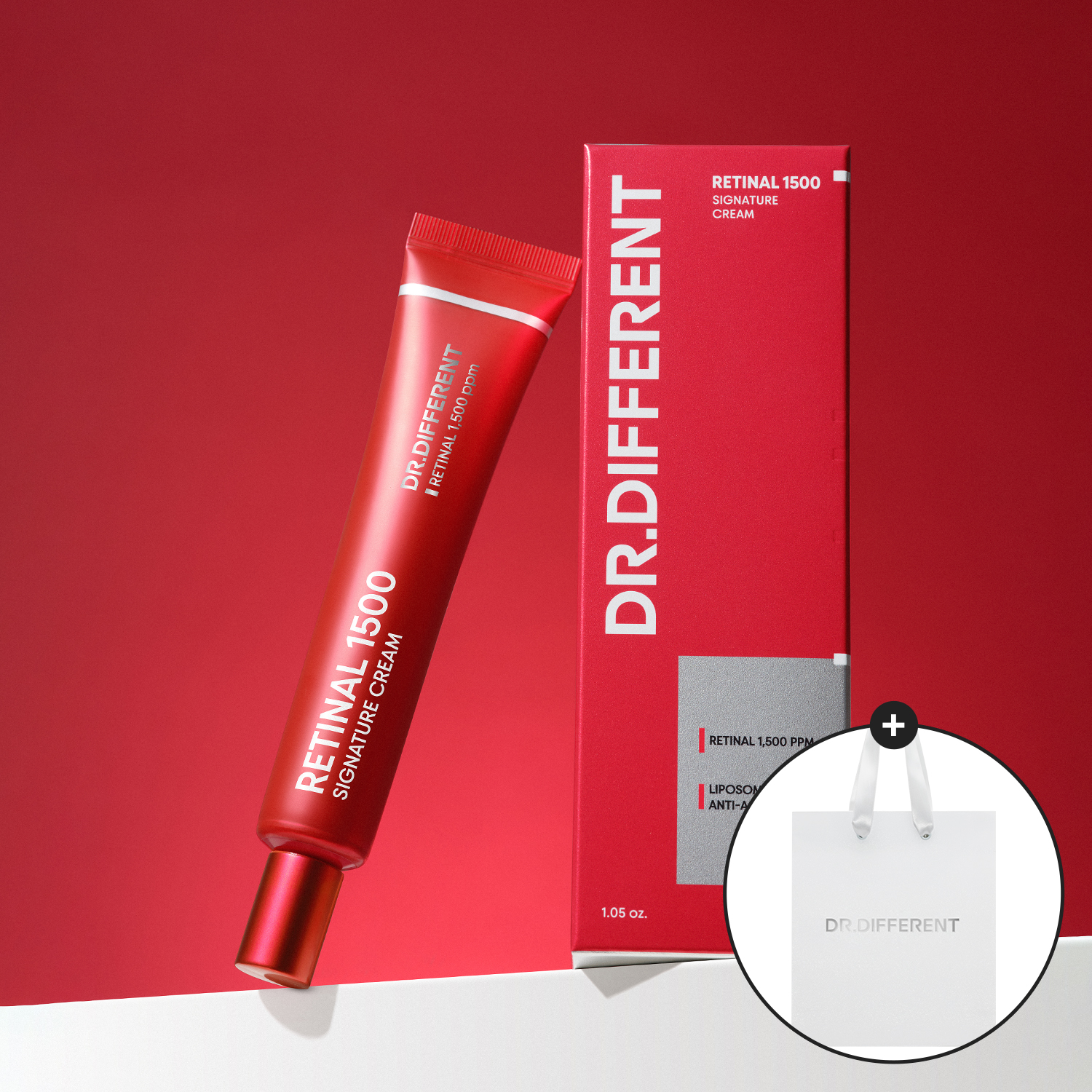 닥터디퍼런트 레티날 0.15% 비타리프트A 포르테시모 30g(+선블록& 포르테 미니어처) - 메인 이미지