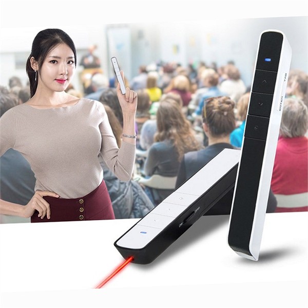 휴대용 무선 프리젠터 비즈니스 레이저 포인터 프리젠테이션 회의용 - 상품 이미지