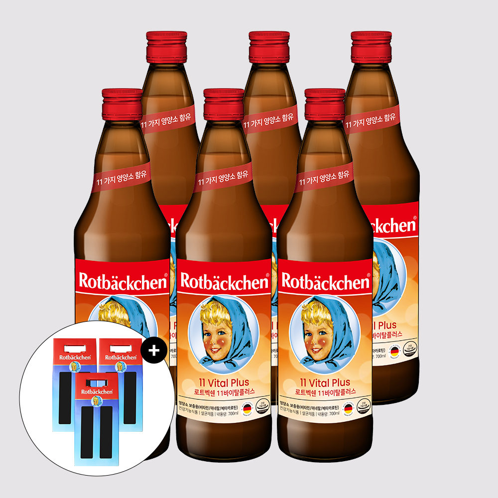 독일 로트벡쉔 11바이탈플러스 마시는 멀티 비타민 700ml, 6개 - 상품 이미지