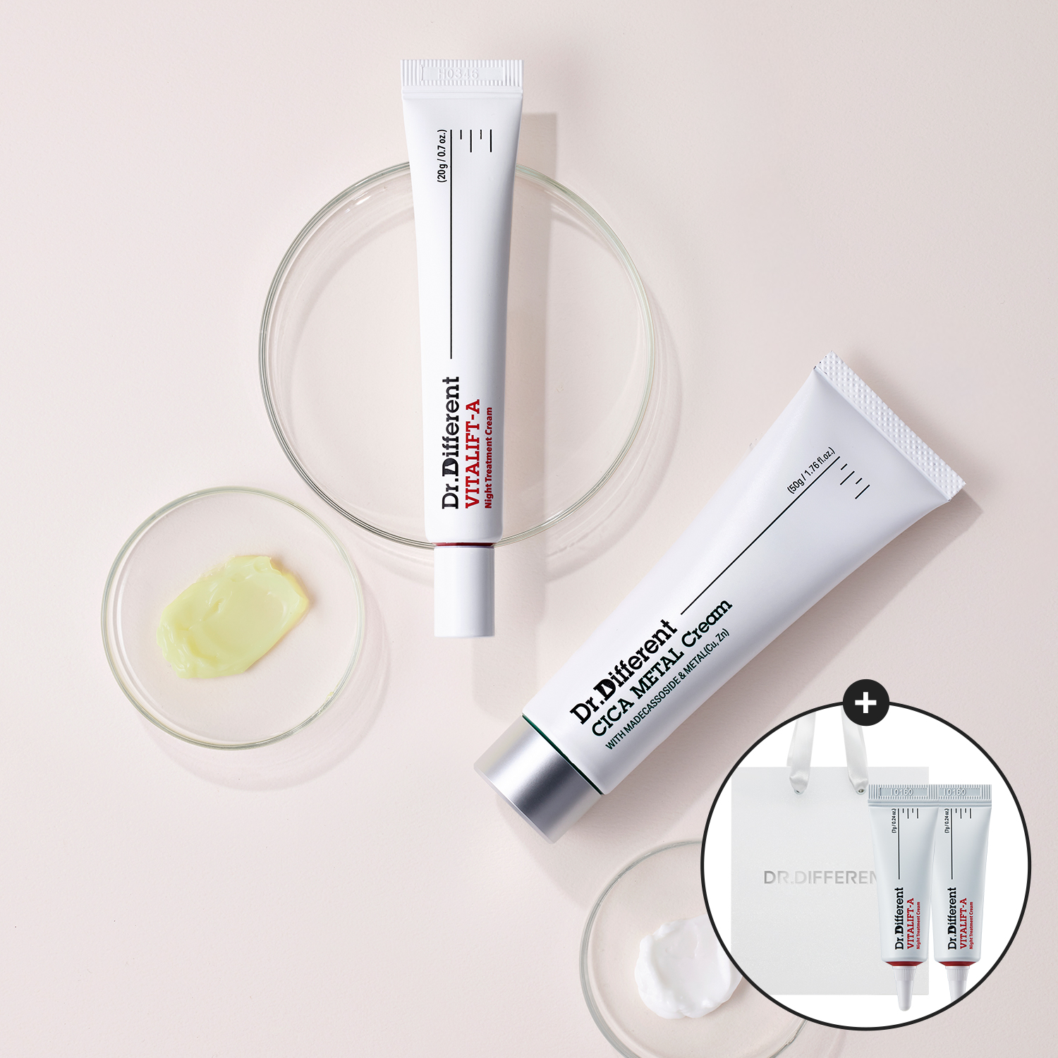 [민감 입문템] 닥터디퍼런트 비타리프트A 레티날 크림 20g+시카 메탈 크림 50g