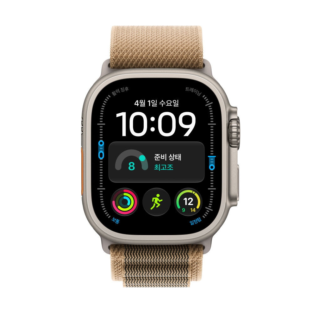 (2차 예약) 애플워치 울트라 4 셀룰러 내추럴 티타늄, 49mm, 데저트 알파인 루프(M) - 상세 이미지 2