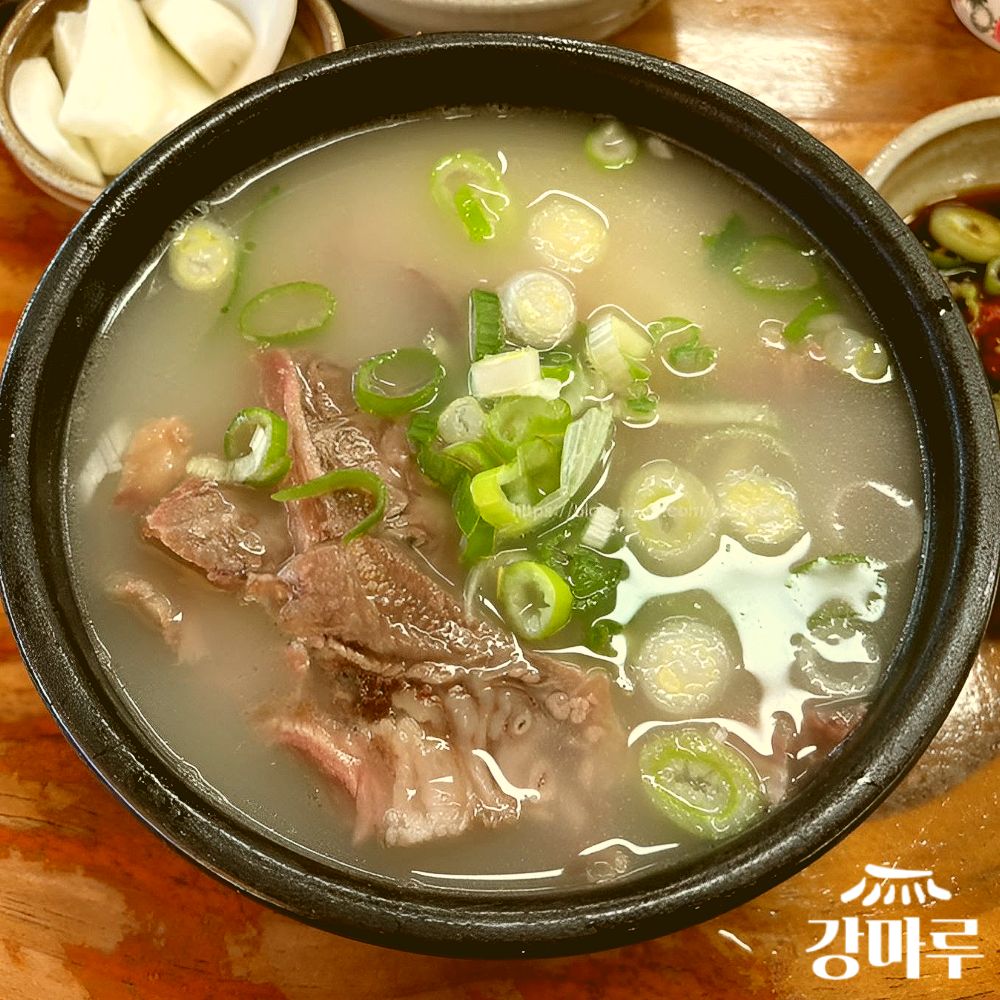 강마루 한우 소머리국밥 소고기국밥 곰탕 700g, 3팩 - 상세 이미지 4