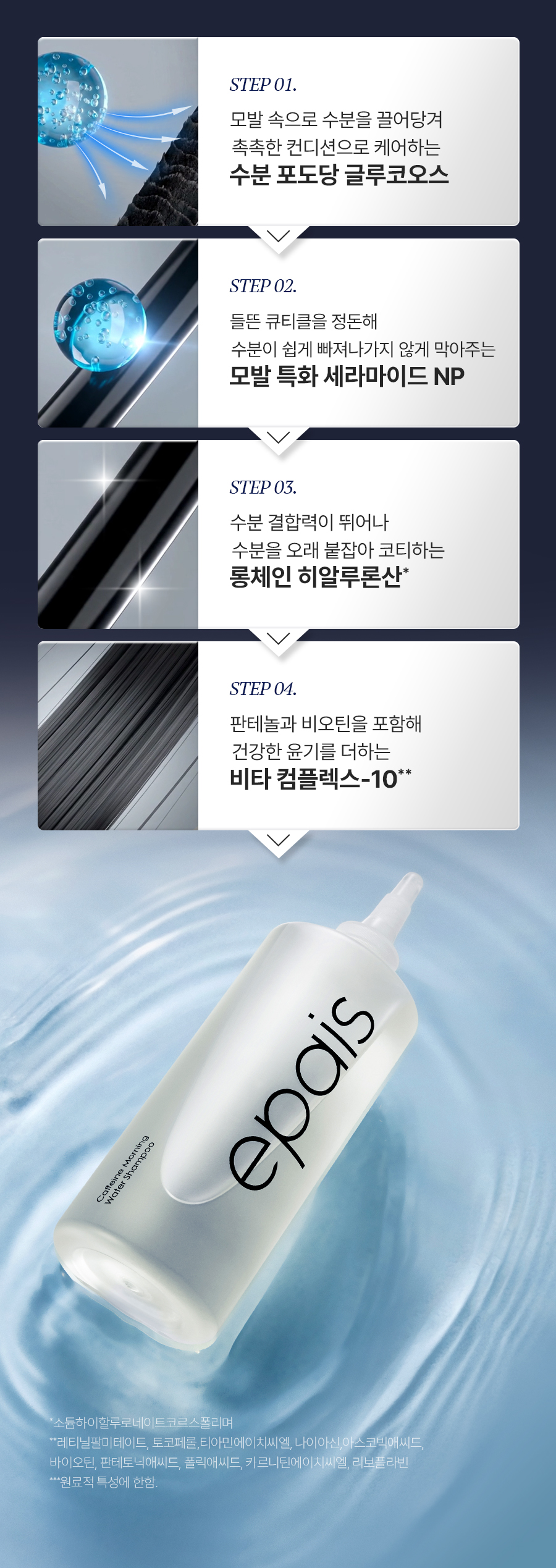 EPAIS Caffeine Morning Water Shampoo - description 23