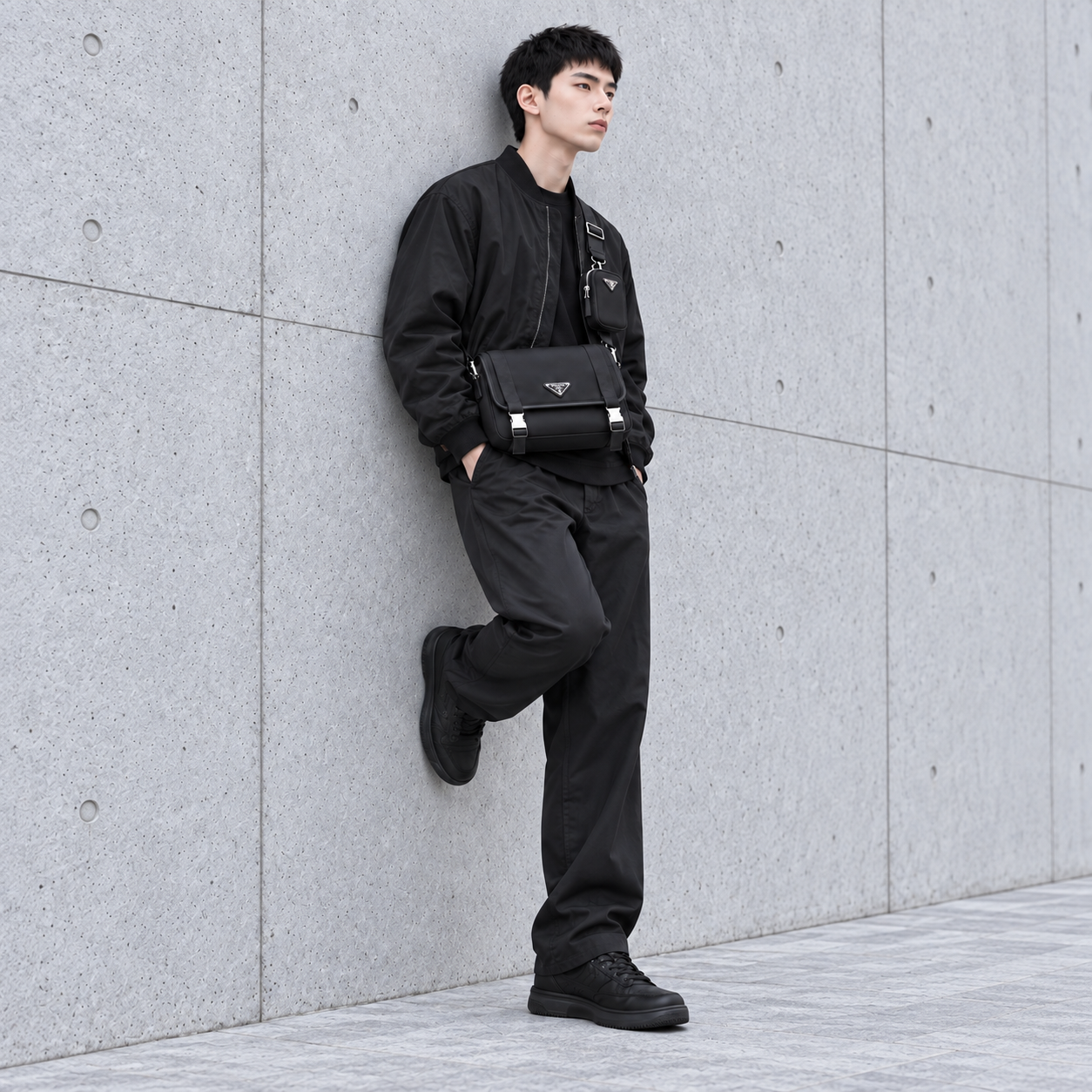 프라다 바이커백 남자 가방 크로스백 이미지 8