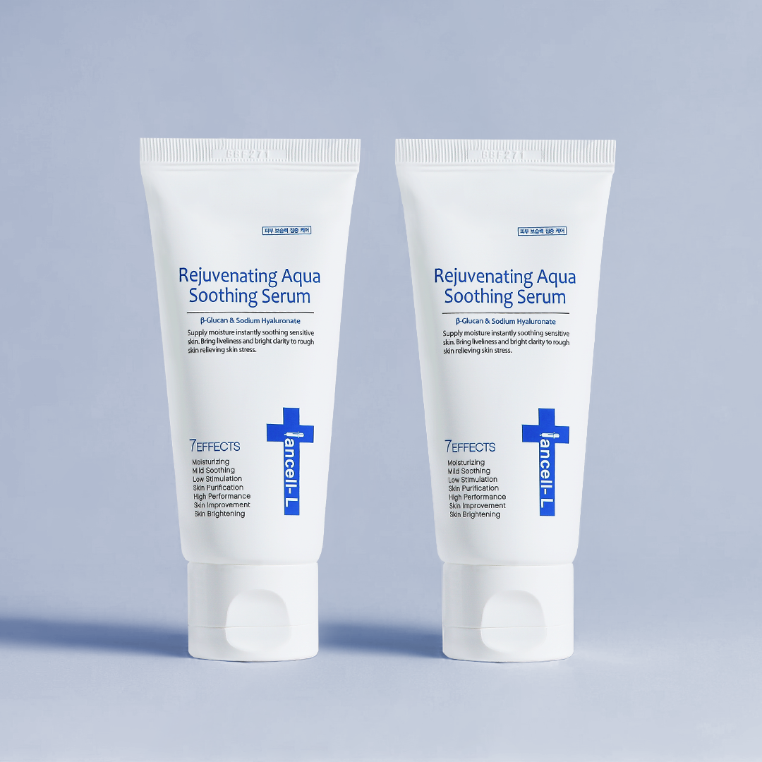 [슈퍼적립] 이안셀 리쥬브네이팅 아쿠아 수딩 세럼 히알루론산 베타글루칸 50ml, 2개 - 상품 이미지