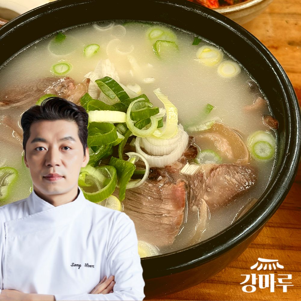 강마루 한우 소머리국밥 소고기국밥 곰탕 700g, 3팩 - 상품 이미지