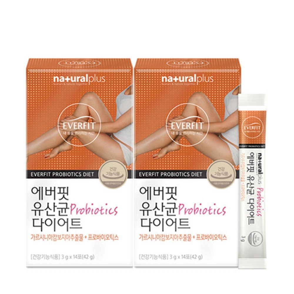 에버 감소도움 유산균 프로바이오틱스 14포 2박스 철 - 상품 이미지