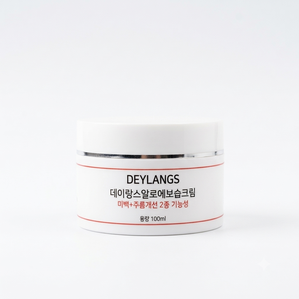 데이랑스 3중 기능성 알로에 크림 속건조 수분 크림 100ml - 상세 이미지 2