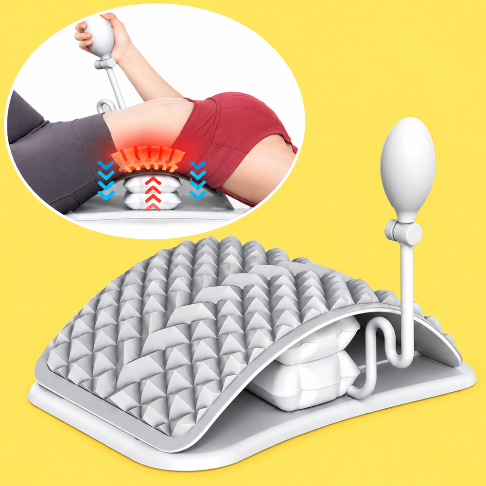 허리 스트레칭 기구 허리펴는 교정기 허리 견인기 굽은등 스트레칭 교정 협착증 상품 이미지
