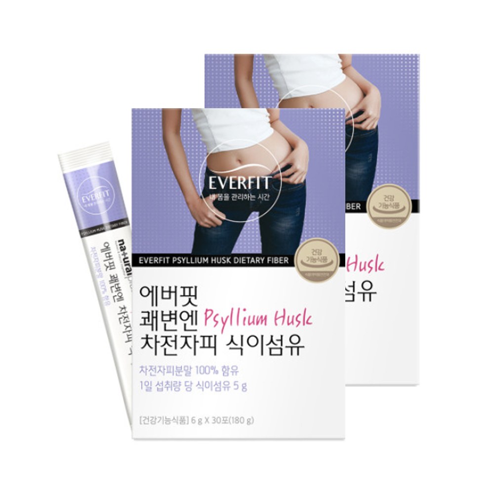 차전자피 분말 쾌변엔 식이섬유 30포 2Bo 배 - 상품 이미지