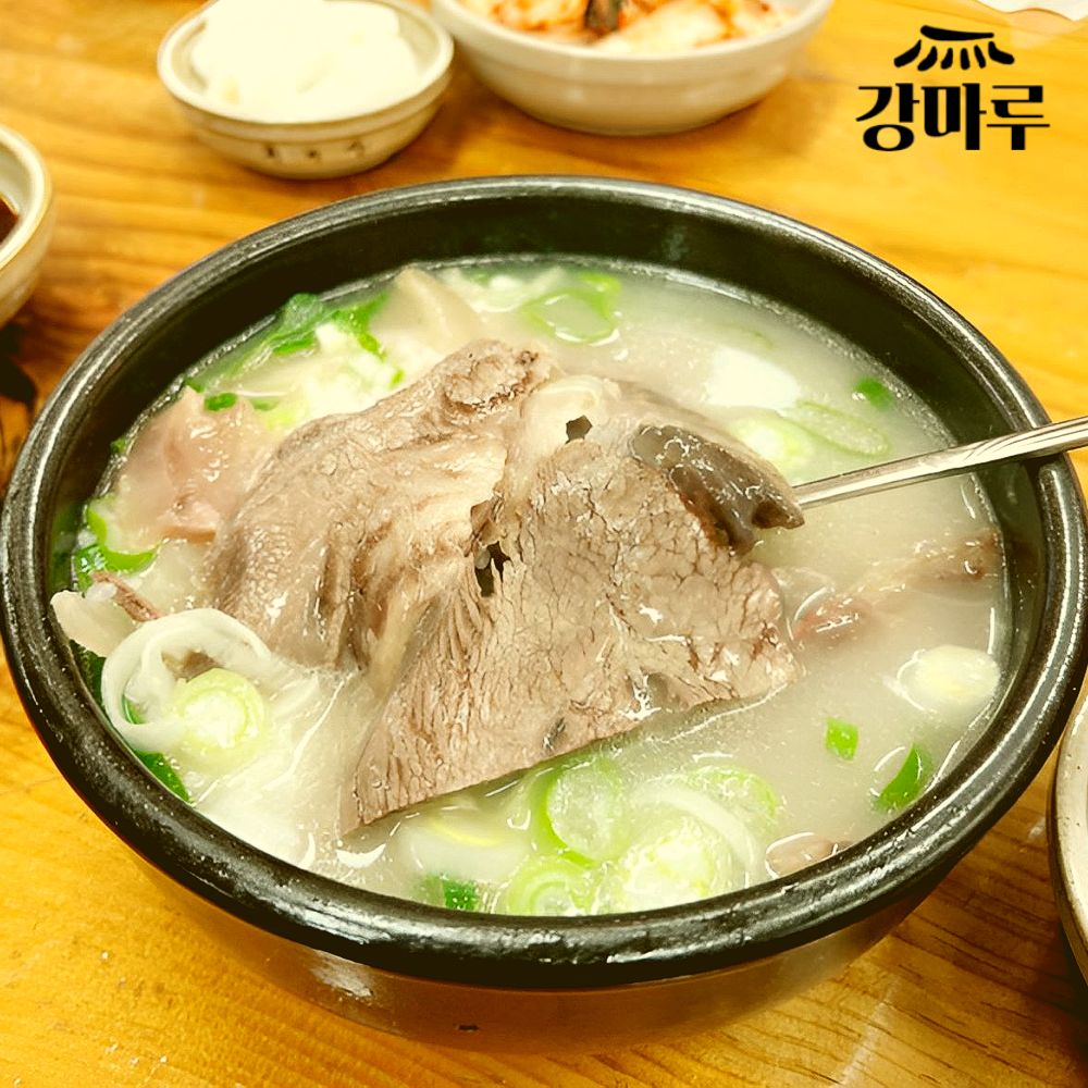 강마루 한우 소머리국밥 소고기국밥 곰탕 700g, 3팩 - 상세 이미지 2