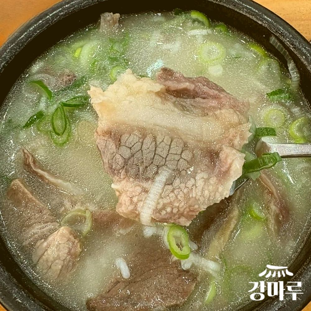 강마루 한우 소머리국밥 소고기국밥 곰탕 700g, 3팩 - 상세 이미지 3