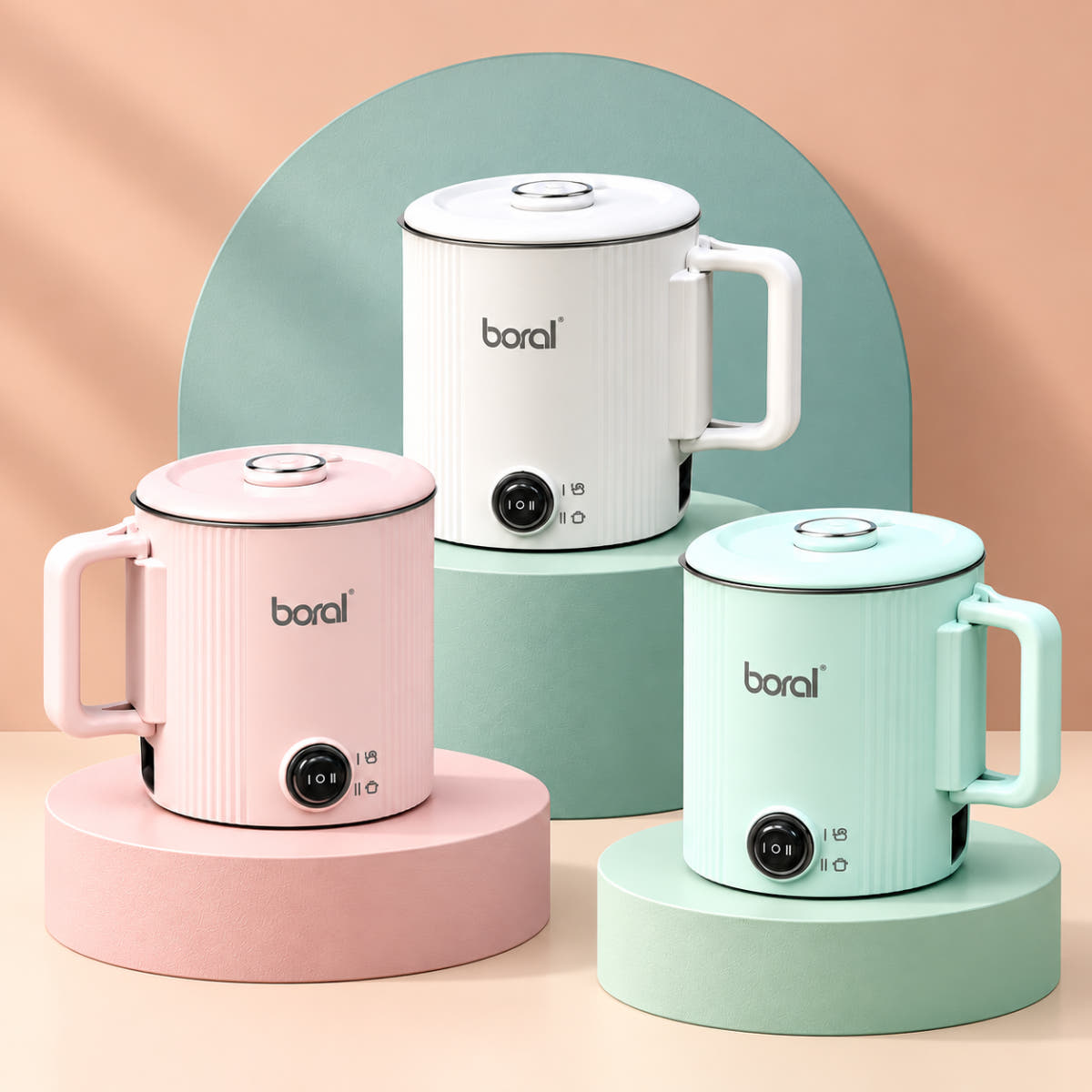 보랄 보랄 트래블 스텐 멀티 전기포트 듀얼전압 110V 220V SUS304 BR-W330GF