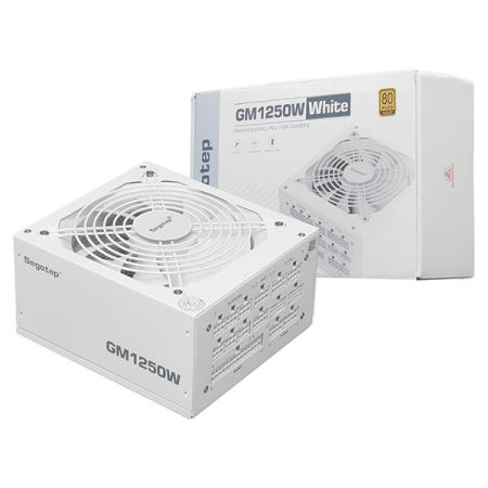 세고텝 GM1250W 80PLUS 골드 풀모듈러 ATX 3.1 화이트