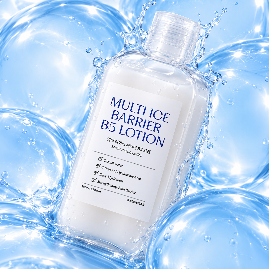 얼라이브랩 멀티 아이스 배리어 B5 로션 빙하수 진정 수분로션 200ml - 상품 이미지