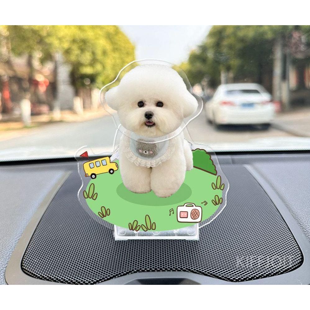 KIFFJOIT 머리흔드는 나만의 태양전지 반려동물장식 - 상품 이미지