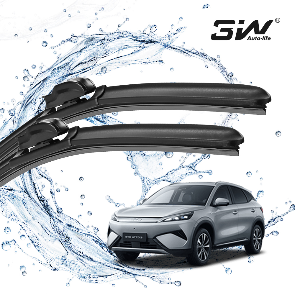 3W BYD 아토3 ATTO3 와이퍼 실리콘 발수코팅 무소음 - 메인 이미지