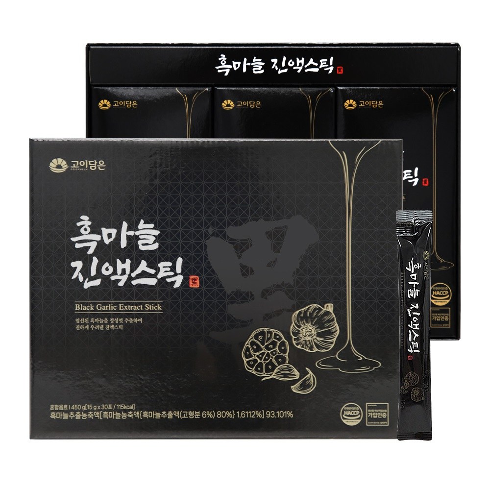 고이담은 흑 마늘진액스틱 15g 30포 배 - 상품 이미지