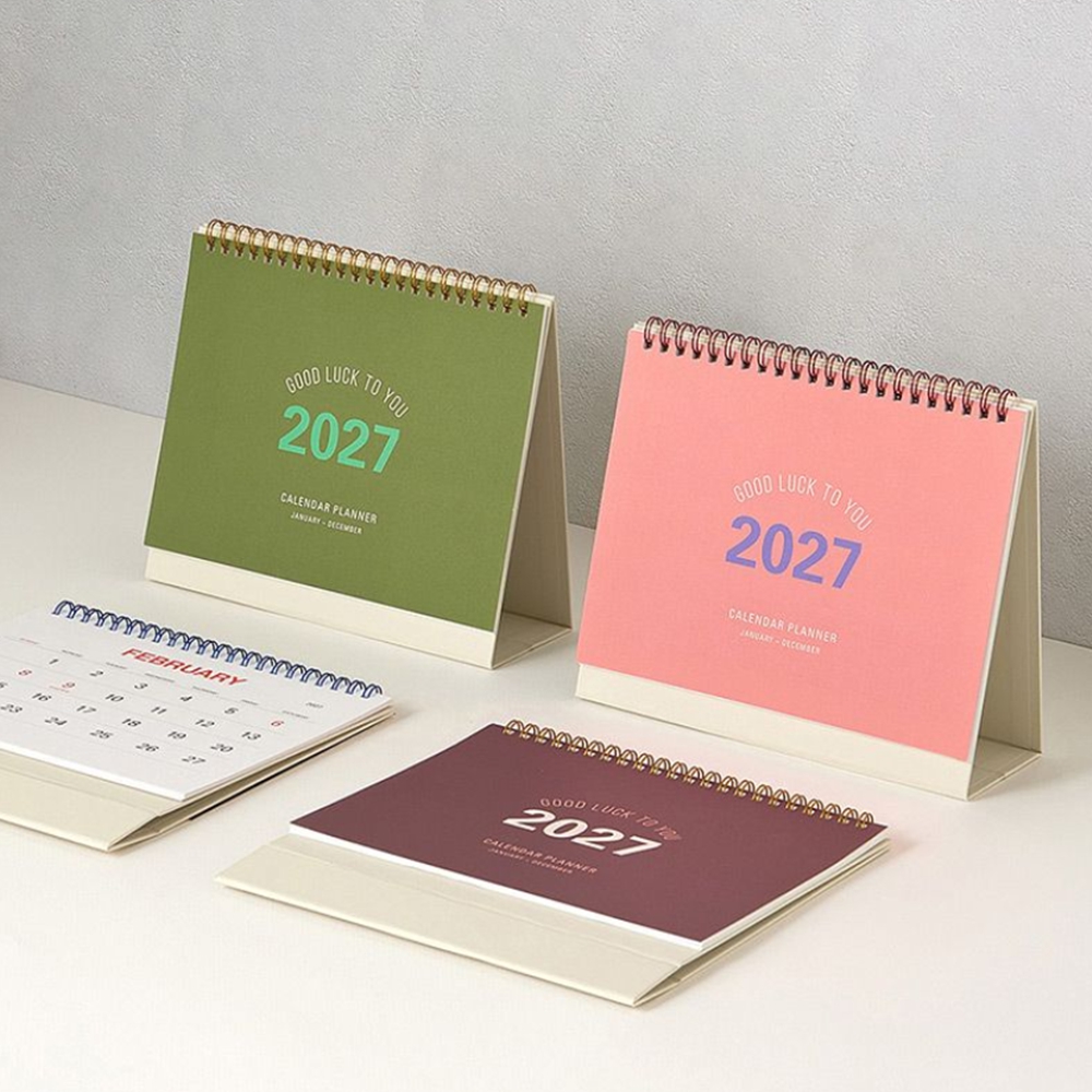 2027 탁상달력 큰글씨 책상 데스크 캘린더 메모 달력 27년 - 상세 이미지 4