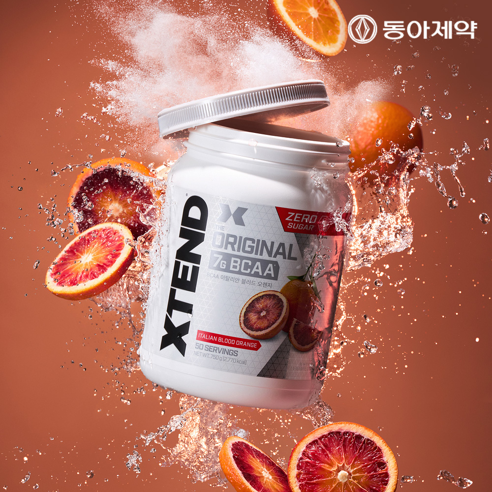 엑스텐드 BCAA 7,000mg x 50서빙 제로슈가 아미노산 오렌지, 745g, 1개 - 상품 이미지