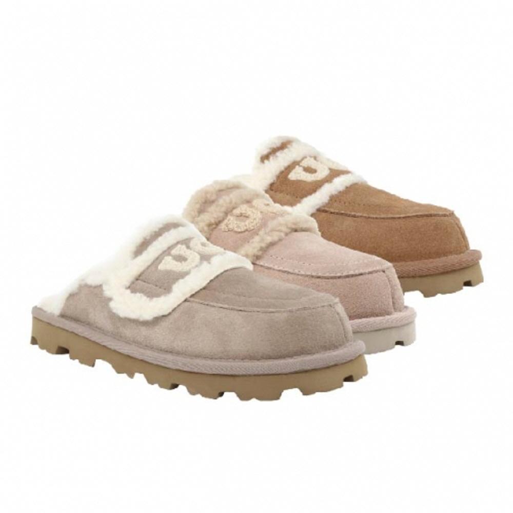 호주  드림메리노 UGG 프리미엄 2cm굽 시어링 플랫폼 슬리퍼 DMU030 - 상품 이미지