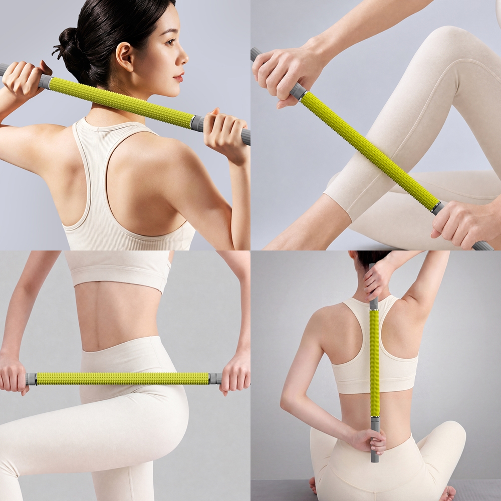 롤링 마사지 스틱 지압봉 종아리 어깨 목 허벅지 다리 알 부종 롤러 붓기 - 상품 이미지